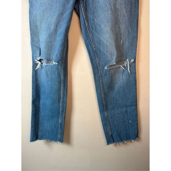 Abercrombie & Fitch Curve Love The '90s Straight Ultra High Rise 30/10  Long - Picture 3 of 6